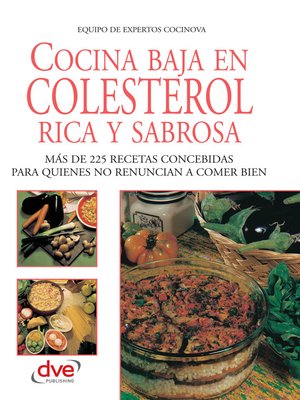 cover image of Cocina baja en colesterol rica y sabrosa